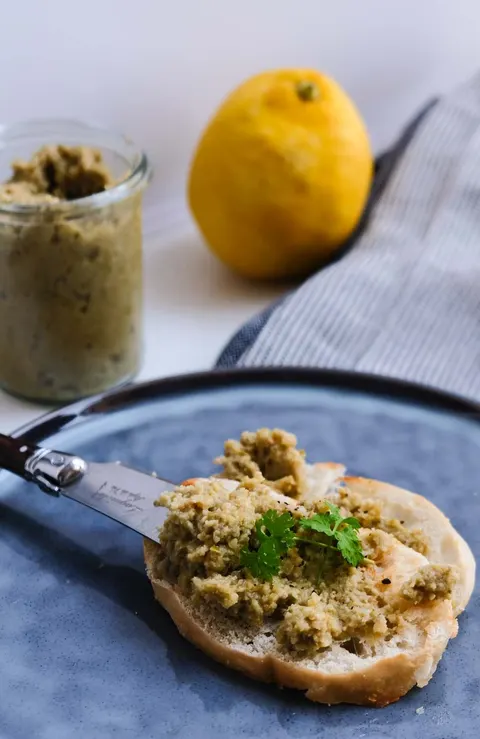 Recept voor snelle tapenade van groene olijven